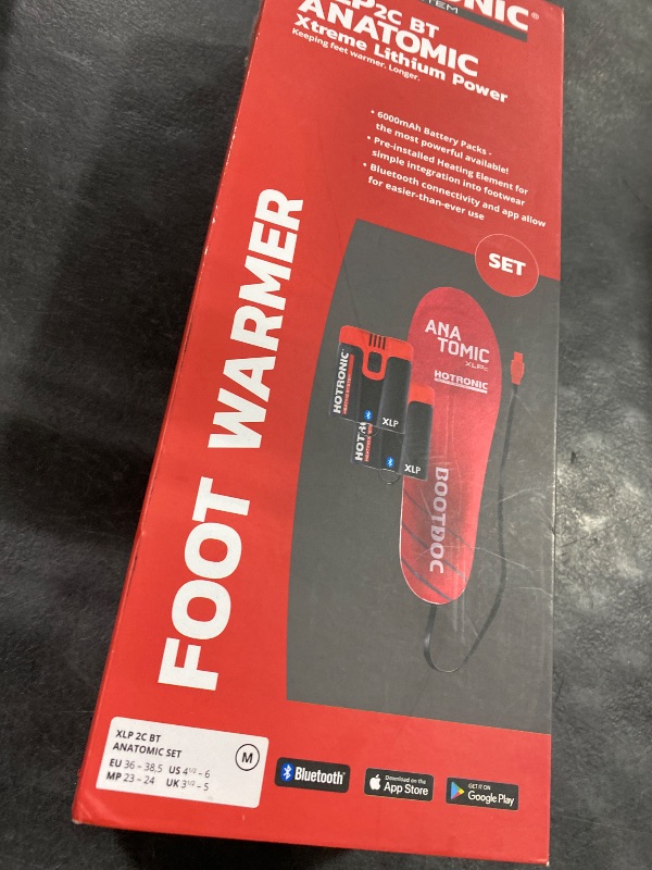Photo 1 of Hotronic Foot Warmer XLP 2C Bluetooth BDI Set (Medium)