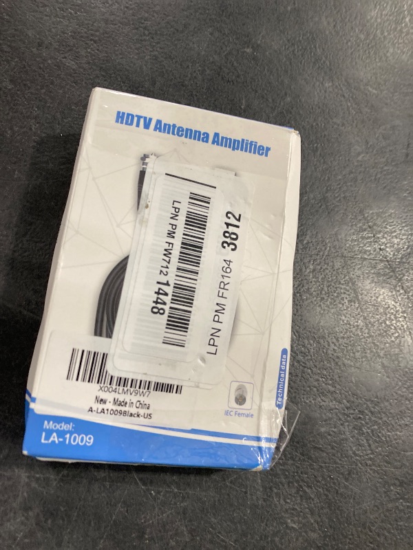 Photo 1 of TV Antenna Amplifier Signal Booster – Universal Digital Antenna Booster Compatible with All TVs, Enhances Reception for 8K 4K 1080P – 1M USB Cable & 0.3M TV Connection Line Included 1