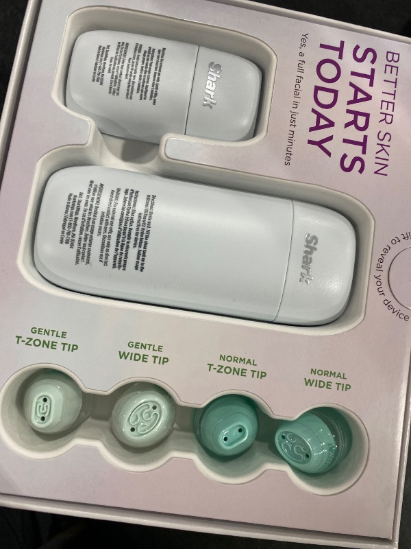 Photo 1 of Shark FacialPro Glow at-Home Hydro-Powered Facial System with DePuffi Hot & Cold Therapy – Professional Spa Skincare Device for Pore Cleansing, Hydration, & Radiant Glow, Lilac, FH320PL