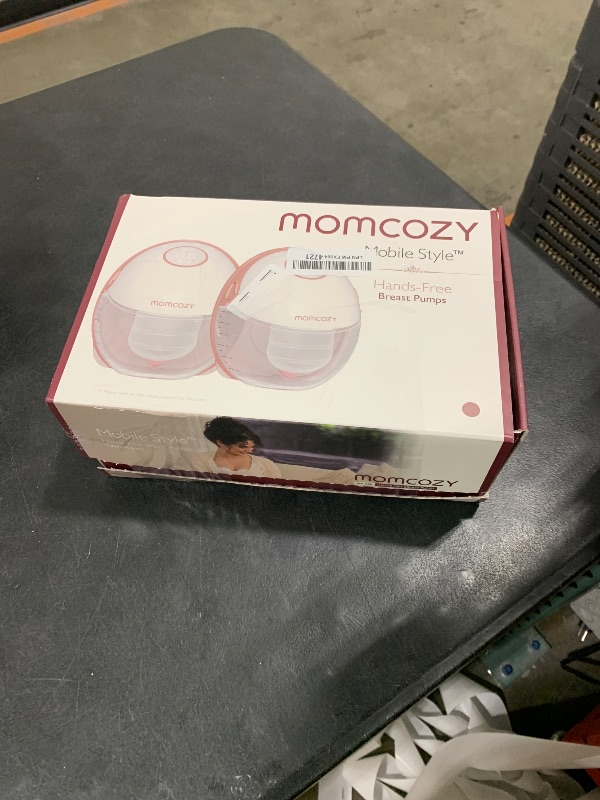 Photo 1 of Momcozy Breast Pump Hands Free Mobile Style | M6, Wearable Breastfeeding Pump Ideal Rhythm for More Milk, DoubleFit Flange More Fit & Discreet with 3 Modes & 9 Levels, 24mm - 2 Pack Cozy Red