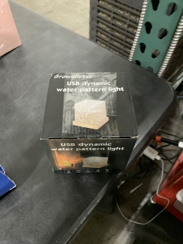 Photo 1 of Growalleter Ocean Wave Projector Light, 16-Color LED Cube Lamp & Remote, 3D Holographic Water Ripple, Romantic Ambient Lighting for Kids Room, Meditation, Relaxation, Bathroom, Night Light (Plug-in)