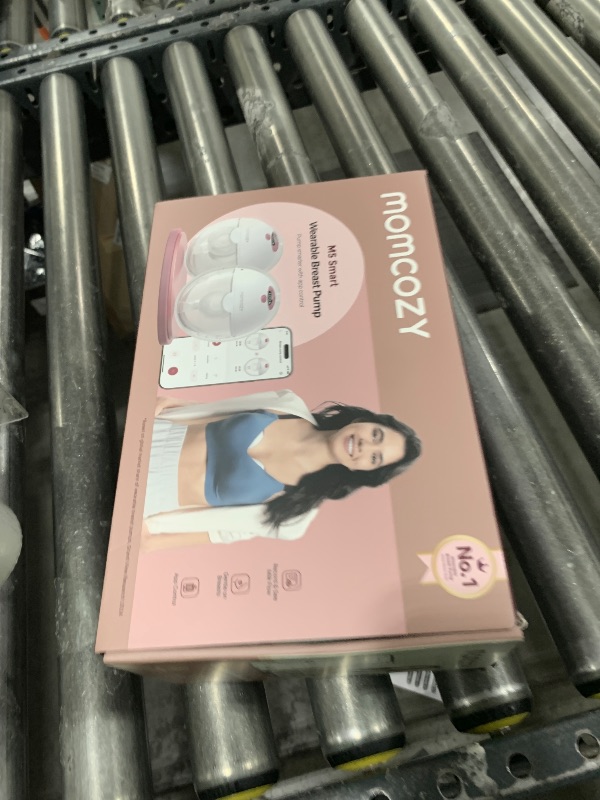 Photo 1 of *********READ CLERK NOTES*********
Momcozy M5 Smart APP Controlled Wearable Breast Pump, Hands-Free Wireless Electric Pump, 3 Modes 9 Suction Levels, BPA-Free, Portable Lightweight, 24mm Flange, 2-Pack Cozy Red