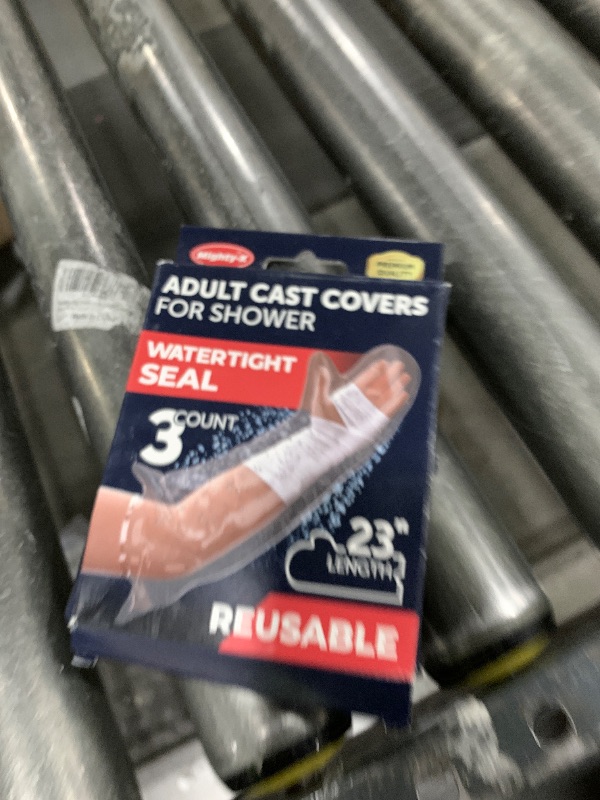 Photo 1 of 100% Waterproof Cast Covers for Shower Arm - Tight Seal - 3pk Adult Reusable Cast Protectors - Half Arm Bag Sleeves