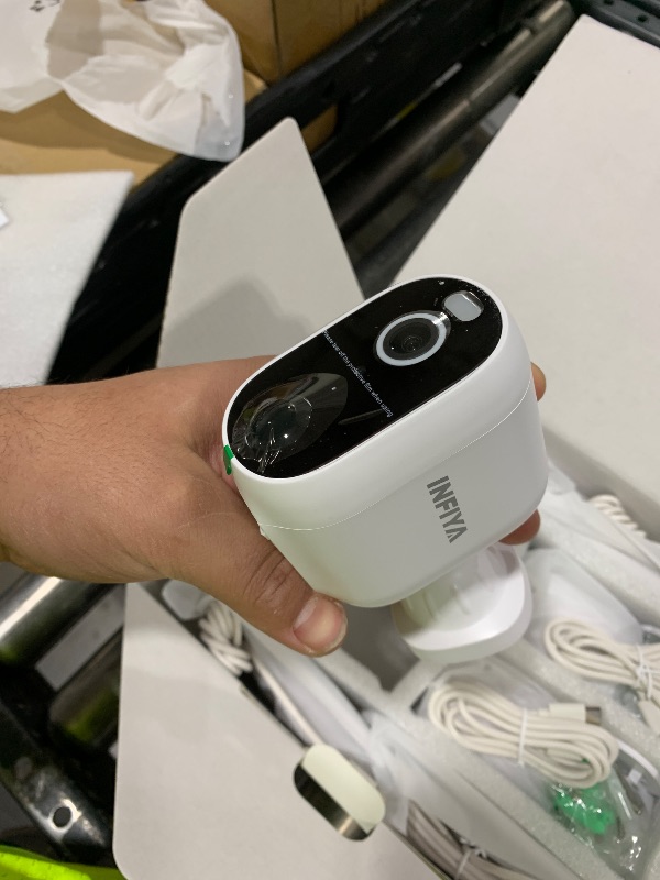 Photo 1 of INFIYA Security Cameras Wireless Outdoor-Solar&Battery Powered 2K 2.4G Cameras for Home Security, Instant Alert, AI Human Detection, Color Night Vision, 2-Way Talk, SD Storage, Work with Alexa, Z1 4P