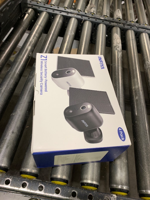 Photo 1 of INFIYA Security Cameras Wireless Outdoor-Solar&Battery Powered 2K 2.4G Cameras for Home Security, Instant Alert, AI Human Detection, Color Night Vision, 2-Way Talk, SD Storage, Work with Alexa, Z1 4P