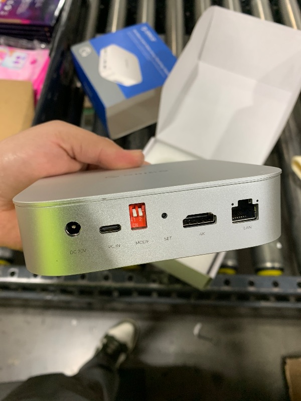 Photo 1 of ORICO MiniRaid 10-in-1 Docking Station with Dual-Bay M.2 NVMe/SATA SSD Enclosure for Mac mini M4 Pro, Raid 0/1/PM, USB C HUB with HDMI 4K@60Hz, 10Gbps, PD60W, SD/TF Slot, RJ45 for Creator-MR10 Pro