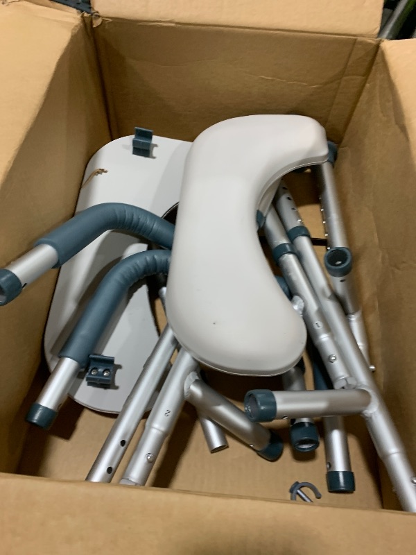 Photo 1 of Raised Toilet Seat with Handles, Toilet Seat Riser for Seniors with Adjustable Height & Width, 400lb Cozy Padded Elevated Toilet Seat for Elderly, Handicap and Disabled, Fit Any Toilet