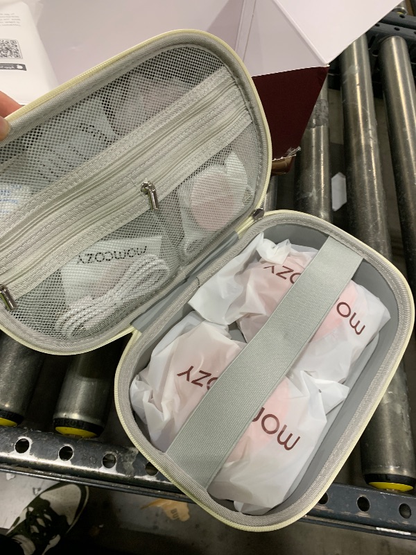 Photo 1 of Momcozy Wearable Breast Pump, Hands Free Upgraded Mobile Flow | M9, App Discreet Control with Personalized Multi-Modes & 15 Levels, Wearable Breast Pump 24mm, 2 Pack Cozy Red