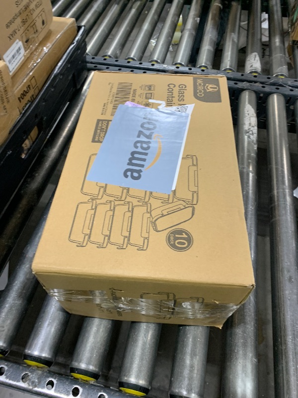 Photo 1 of [10-Pack] Glass Meal Prep Containers with Lids, MCIRCO Food Storage Containers with Snap Locking Lids, Airtight Lunch Containers, Microwave, Oven, Freezer and Dishwasher