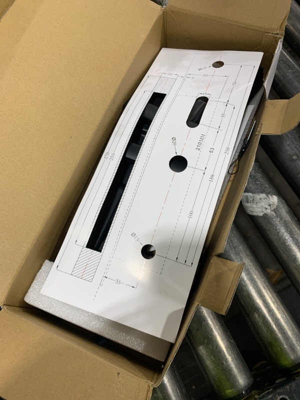 Photo 1 of Sliding Door Smart Lock, Sliding Glass Door Lock with Fingerprint, JNZCH Smart Mortise Lock with App Control, IC Card, Keys, Anti-Peep Touchscreen, Perfect for Patio, Home (Black)