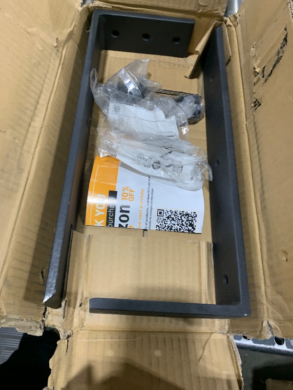 Photo 1 of Countertop Support Bracket 16 inch 3 Pack (3/8" Thick),Premium Heavy Duty Granite Countertop Brackets 16"x6"x2.5",Shelf L Bracket Mantel Corbels for Quartz,Wood,Concrete and Laminate Countertops