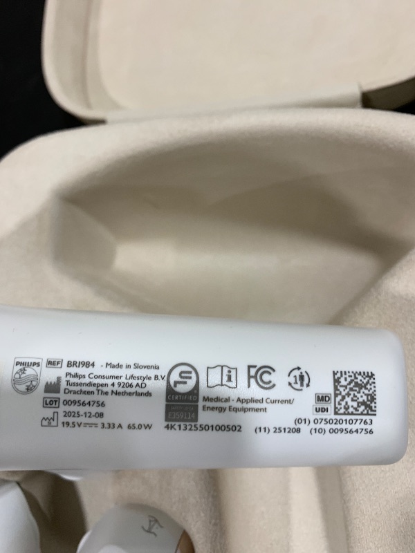 Photo 1 of Philips Lumea 9000 Series IPL Hair Removal Device, Visible Permanent Laser Hair Reduction Done at Home, for Women & Men, SenseIQ Technology, 4 Attachments for Body, Face, Bikini & Underarms, BRI984/03