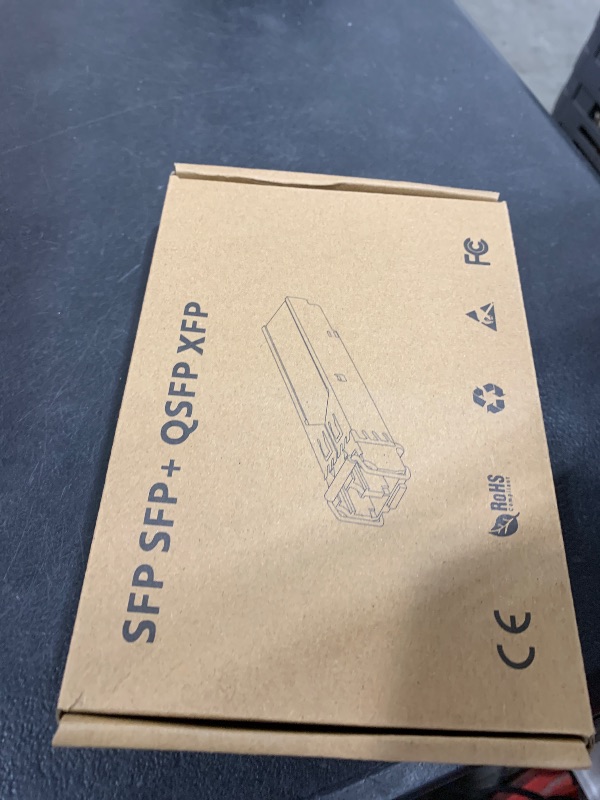 Photo 1 of 10Pack 10GBase-SR SFP+ Module, Multi-Mode LC Ethernet Transceiver, 10G 850nm MMF up to 400m, Compatible with Cisco SFP-10G-SR, Meraki, Ubiquiti UF-MM-10G, Mikrotik, Netgear, TP-Link, Aruba and More