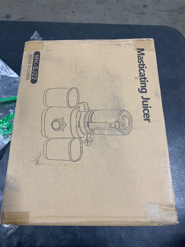 Photo 1 of Juicer Machines, Cold Press Juicer with Wide Chute, Slow Masticating Juicers, High Juice Yield for Leafy Greens, Fruits & Vegetables, Easy to Clean