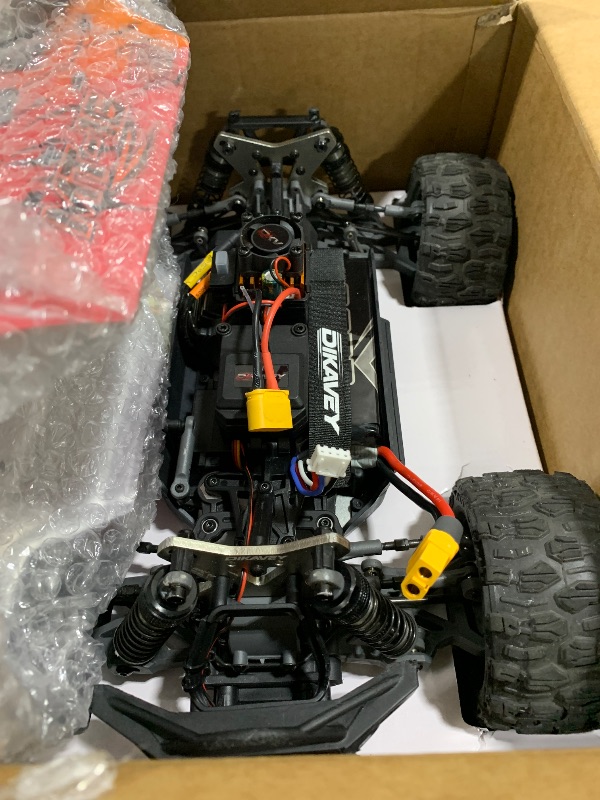 Photo 1 of 1/16 50MPH Brushless 4WD RC Truck,Upgradeable All-Terrain Remote Control Cars with 3S Battery,Waterproof Fast Off-Road RC Truggy for Adults,Suitable as Gift for Snow/Sand Adventures-Gradient Red