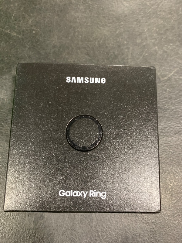 Photo 1 of SAMSUNG Galaxy Ring, AI Smart Ring, Size First w/Sizing Kit, No App Subscription, Fitness Monitor, Sleep Tracker, Up to 7-Day Battery, Size 14, Titanium Black [US Version, 1Yr Manufacturer Warranty]
