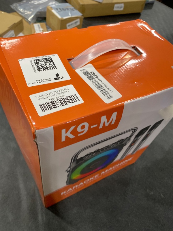 Photo 1 of Karaoke Machine, Portable Bluetooth Speaker with 2 Wireless Microphones for Adults & Kids with Lights, Karaoke Microphone with PA System Supports USB/TF/FM/AUX for Home Party Home System Packages