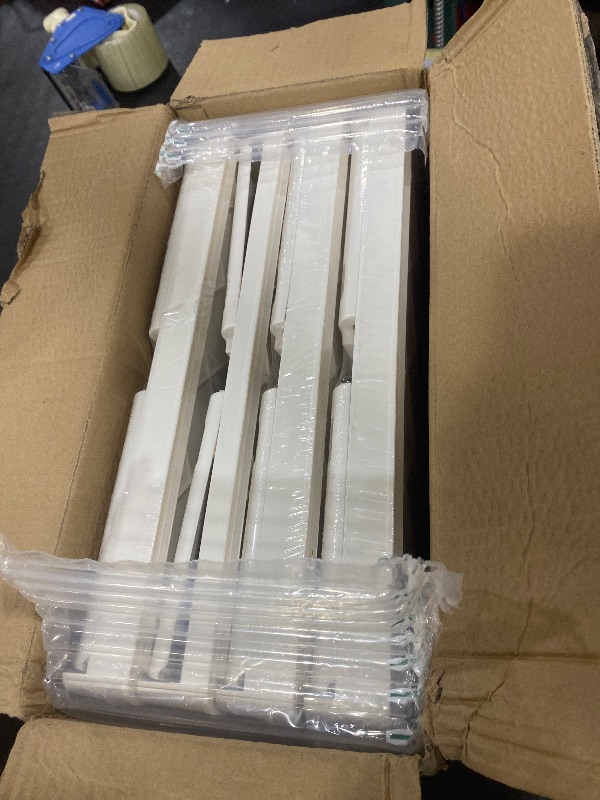 Photo 1 of YFXCVSL 4 Tier Plastic Storage Bins with Lid 24QT, Stackable Storage Containers with Wheels, Folding Storage Boxes, Collapsible Storage Bins, Closet Organizers and Storage for Living Room,Office,Dorm