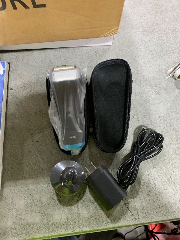 Photo 1 of Braun Series 8 Electric Razor for Men, with 4+1 Shaving Elements & Precision Long Hair Trimmer, Close & Gentle Even on Dense Beards, Wet & Dry Electric Razor with 60min Runtime, 8517s Galvano Silver