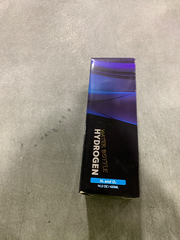 Photo 1 of Upgrade Hydrogen Water Bottle, Hydrogen Water Generator with Advanced SPE PEM Technology, 420ml(14OZ) Hydro Water Machine, Portable Water Ionizer for Travel, Office, Fitness & Everyday Hydration