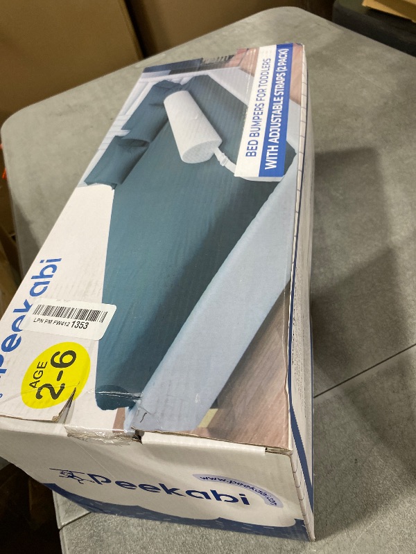 Photo 1 of [2-Pack] Premium Bed Bumpers for Toddlers with Adjustable Straps, Bed Rail For Toddlers, Toddler Bed Rail for Full Size, Twin, Queen & King Bed Size, Toddler Bed Rails