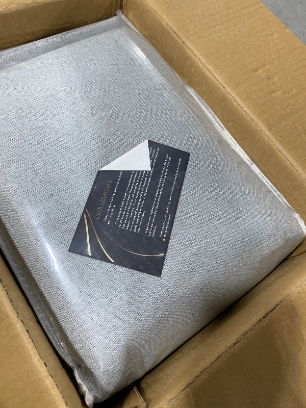 Photo 1 of 100% Blackout Window Curtain Panels, Back Tab Rod Pocket Hook Belt Pleated Look Curtains for Track System, Energy Efficient Thick Drapes for Living Room Patio Door Blinds Light Grey 72x96