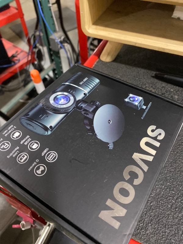 Photo 1 of Dash Cam Front and Rear, 1080P Dash Camera for Cars, 3 Channel Car Camera Front Rear and Inside with 32GB Card, Loop Recording, Night Vision, HDR, 24Hr Parking, G-Sensor