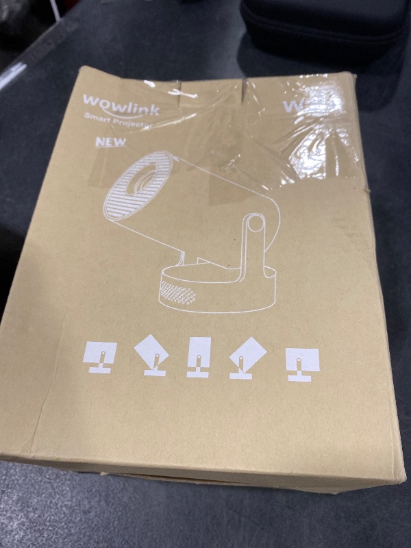 Photo 1 of [Built-in Apps & 2026 Upgraded] Mini Projector with WiFi 6 and Bluetooth 5.4 Support 4K 1080P Auto Keystone 180° Rotatable Projector Portable Compatibile with HDMI/TV Stick/Memory Stick/Laptop, White