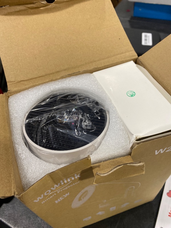 Photo 1 of [Built-in Apps & 2026 Upgraded] Mini Projector with WiFi 6 and Bluetooth 5.4 Support 4K 1080P Auto Keystone 180° Rotatable Projector Portable Compatibile with HDMI/TV Stick/Memory Stick/Laptop, White