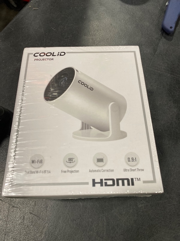 Photo 1 of [Built-in Apps & 2026 Upgraded] Mini Projector Support 4K 1080P Auto Keystone 180° Rotatable with WiFi 6 and Bluetooth 5.4, Projector Portable Compatibile with HDMI/TV Stick/Memory Stick/Laptop-Gold