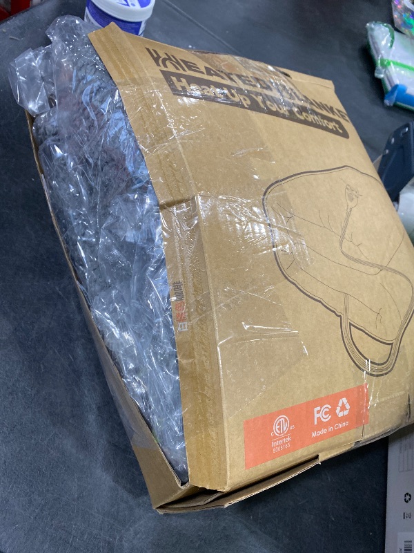 Photo 1 of Eydna Electric Heated Blanket Full Size 72"×84" with 9 Heating Levels & 1-10Hs Auto Off?Double Sided Plush Sherpa, Energy Efficient, Machine Washable, for Couch & Bed, Light Gray