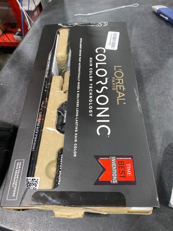 Photo 1 of L'Oreal Paris Colorsonic Permanent Hair Dye Coloring Device for Root Touch Up, All Over Color, and Gray Coverage, Mistake-Free Application (Hair Color Cartridge Sold Separately)
