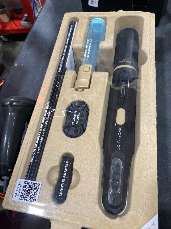 Photo 1 of L'Oreal Paris Colorsonic Permanent Hair Dye Coloring Device for Root Touch Up, All Over Color, and Gray Coverage, Mistake-Free Application (Hair Color Cartridge Sold Separately)