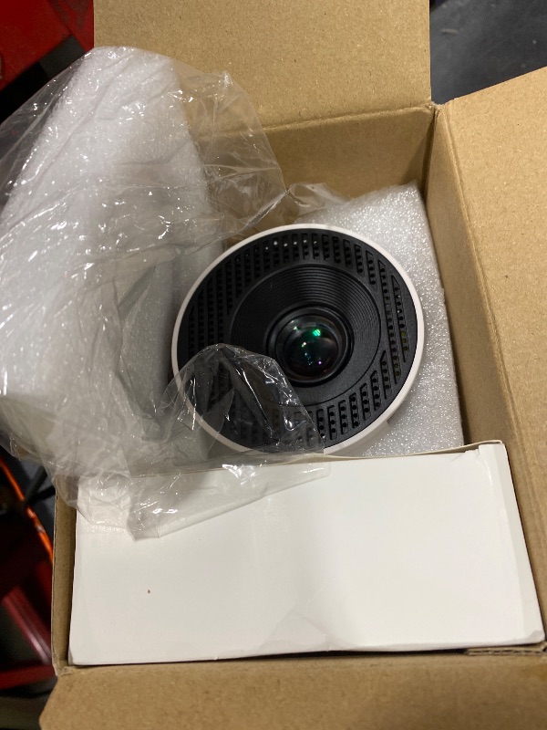 Photo 1 of Mini Projector with WiFi and Bluetooth Built-in Apps Smart Projector Support 4K 1080P FHD 180° Adjustable Auto Keystone Compatibile with HDMI/TV Stick/Memory Stick/Laptop, White