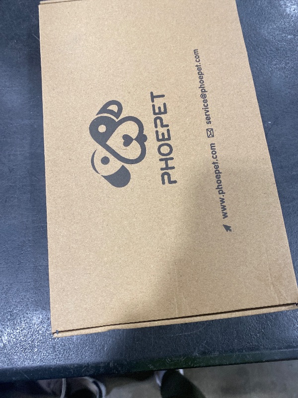 Photo 1 of PHOEPET No Pull Dog Harness Medium Reflective Front Clip Vest with Handle,Adjustable 2 Metal Rings 3 Buckles,[Easy to Put on & Take Off](M, Black)