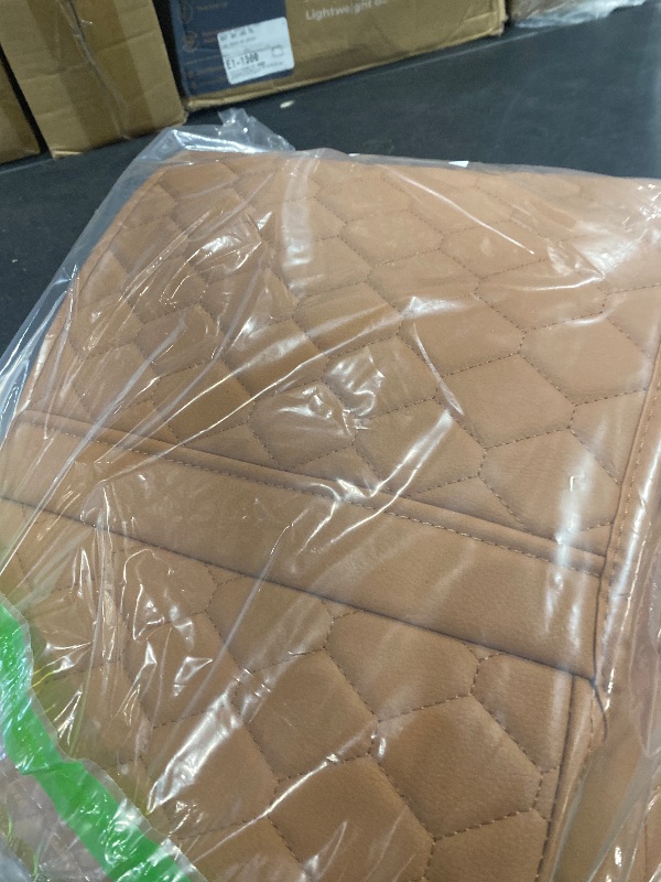 Photo 1 of Elantrip 2PCs Front Car Seat Covers Leather Car Seat Protector Universal fit for Most Cars SUVs and Trucks Water Proof Seat Protector Whiskey Color