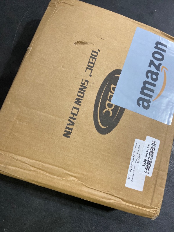 Photo 1 of DEDC Snow Chains for SUV Tire Chains Compatible with Tesla Model Y Cars 1 Min Quick Fit Easy Chainsaw Reusable Universal Emergency Traction Chain Tire Width 235 245 255 265 275 - Set of 2 MS1521