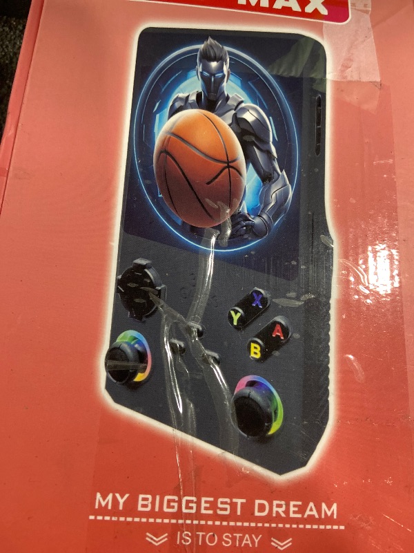 Photo 1 of GWALSNTH V40 MAX Retro Handheld Game Console, 40000 Games Preloaded 256G TF Card, Built-in 49+ Emulators, 4.0 Inch 4K HD IPS Screen, 4000mAh Battery, Portable Pocket Video Game Console (Purple Color)