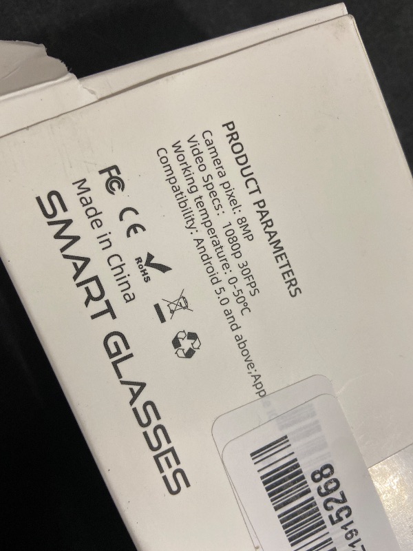 Photo 1 of Ai Smart Glasses with Camera, Electrochromic Lens, 8MP HD Anti-Shake Bluetooth Camera Glasses, 1080p Video Recording, Real Time Translation Open Earbuds , Voice Assistant, Sunglasses for Men Women