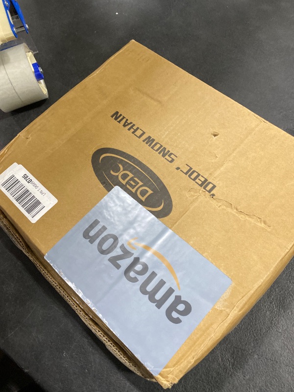 Photo 1 of DEDC Snow Chains for SUV Tire Chains Compatible with Tesla MODEL Y Car 1 Min Quick Fit Chainsaw Reusable Universal Emergency Traction Chain Tire Width 215 225 235 245 255 275 - Set of 2 MS1520