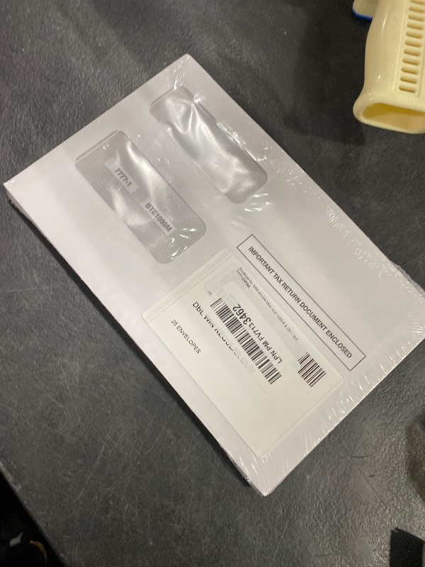 Photo 1 of 1099 MISC Tax envelopes, Double-Window Security Envelope for 1099 income Misc And 1099-R & DIV - INT, 1095 C Tax Form,5 5/8 Inch x 9 Inch, Gummed Flap, 25 Form Envelopes