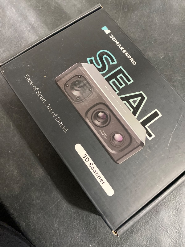 Photo 1 of 3DMakerpro 3D Scanner for 3D Printer with 0.01mm Accuracy, 24-bit Color Camera, 10FPS Scanning Speed, Anti-Shake Scan 3D Model Scanner for Android/iOS/Win10/MacOS-Seal Standard