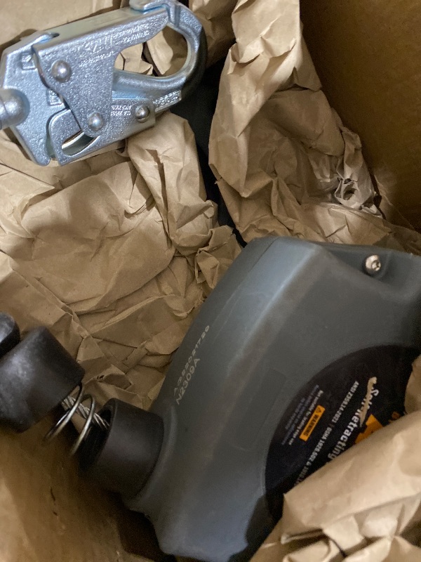 Photo 1 of AFP Demon 20 FT Single Leg Self-Retracting Lifeline Cable Retractable | Steel Locking Snap Hook | Safety Yoyo | Fall Protection Arrest Limiter | Construction Industrial | OSHA & ANSI Rated SRL