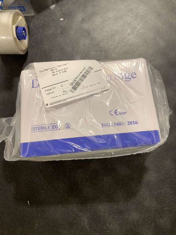 Photo 1 of 100 Pack 3ml Syringes with Needle 23Ga 1 Inch,Disposable Luer Lock Syringe for Liquids Dispensing,Scientific Labs