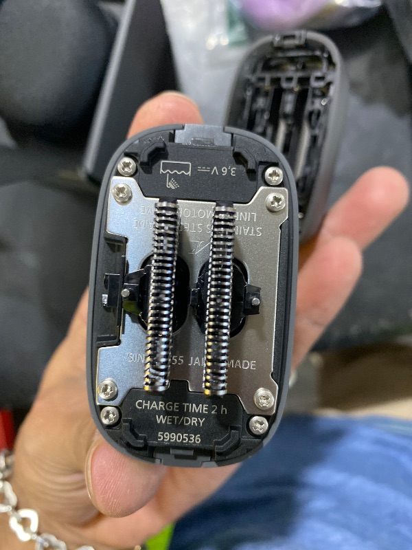 Photo 1 of Panasonic ARC5 Palm-Sized Electric Razor, Handheld Luxury Compact Travel Shaver with 5-Blade Cutting System and USB-C Charging, Wet/Dry - ES-PV3A-K