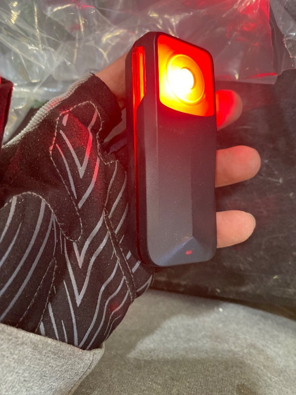 Photo 1 of RAVEMEN NT201 Bike Radar Tail Light, 80-Lumen Bright Wide-Angle Bicycle Rear Light with Visual & Audible Alert, Auto Brake Flash, ANT+ Compatible, Power Level Check for Night Urban City Riding