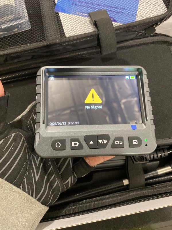 Photo 1 of DXZtoz Two-Way Articulating Borescope with Light, Video Industrial Endoscope Inspection Camera with 0.33in Articulated Scope for Engine Automotive Aircraft Mechanics- 5.5FT