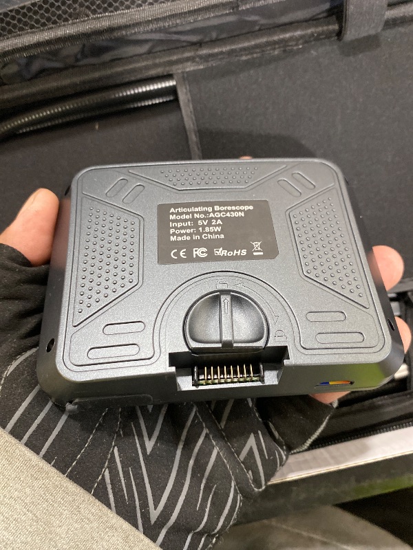 Photo 1 of DXZtoz Two-Way Articulating Borescope with Light, Video Industrial Endoscope Inspection Camera with 0.33in Articulated Scope for Engine Automotive Aircraft Mechanics- 5.5FT