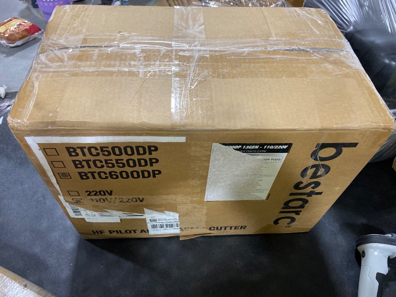 Photo 1 of bestarc Plasma Cutter, [Pilot Arc][Large LED Display][Air Sensor] 60A bestarc Plasma Cutter Machine 110/220V Dual Voltage, 1/2 Inch Clean Cut 4/5 Inch Max Cut, Post Flow Mesh, 2T/4T for Beginners DIY