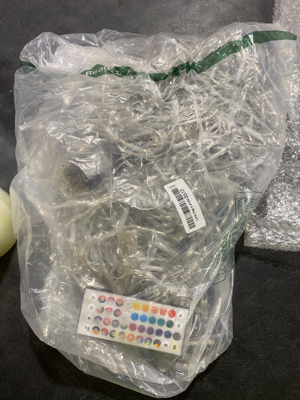 Photo 1 of Lovelite 240 LED Net Lights, 35 Colors Changing Christmas Net Lights Outdoor Clear Wire, 14.8ft x 5ft Connectable Easter Mesh Lights for Bushes Christmas Tree Holiday Wedding Party Hedge Patio Decor